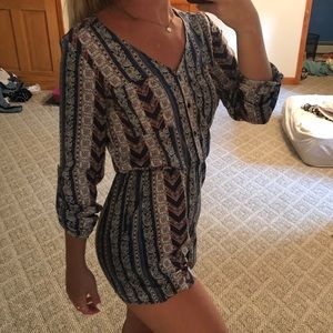 Silky patterned H&M romper